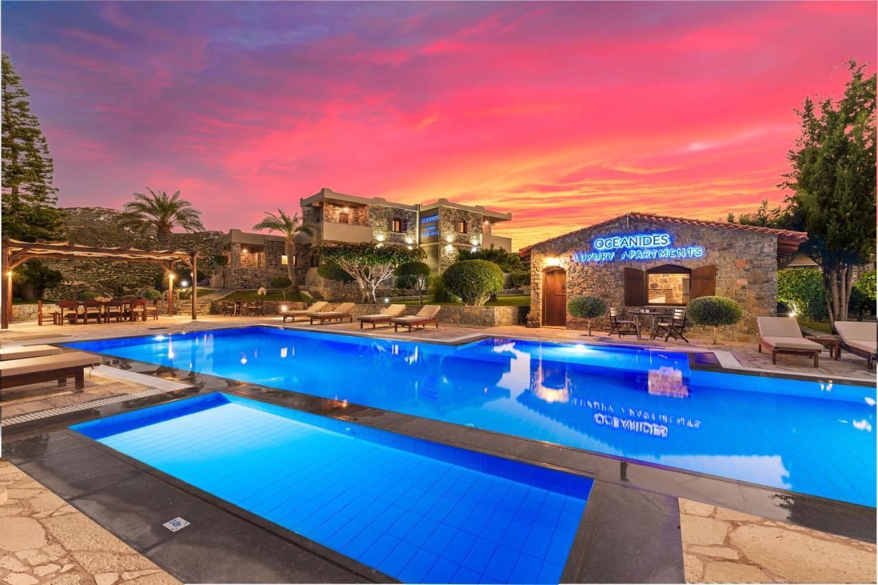 Oceanides Luxury Apartments Sitia  Dış mekan fotoğraf